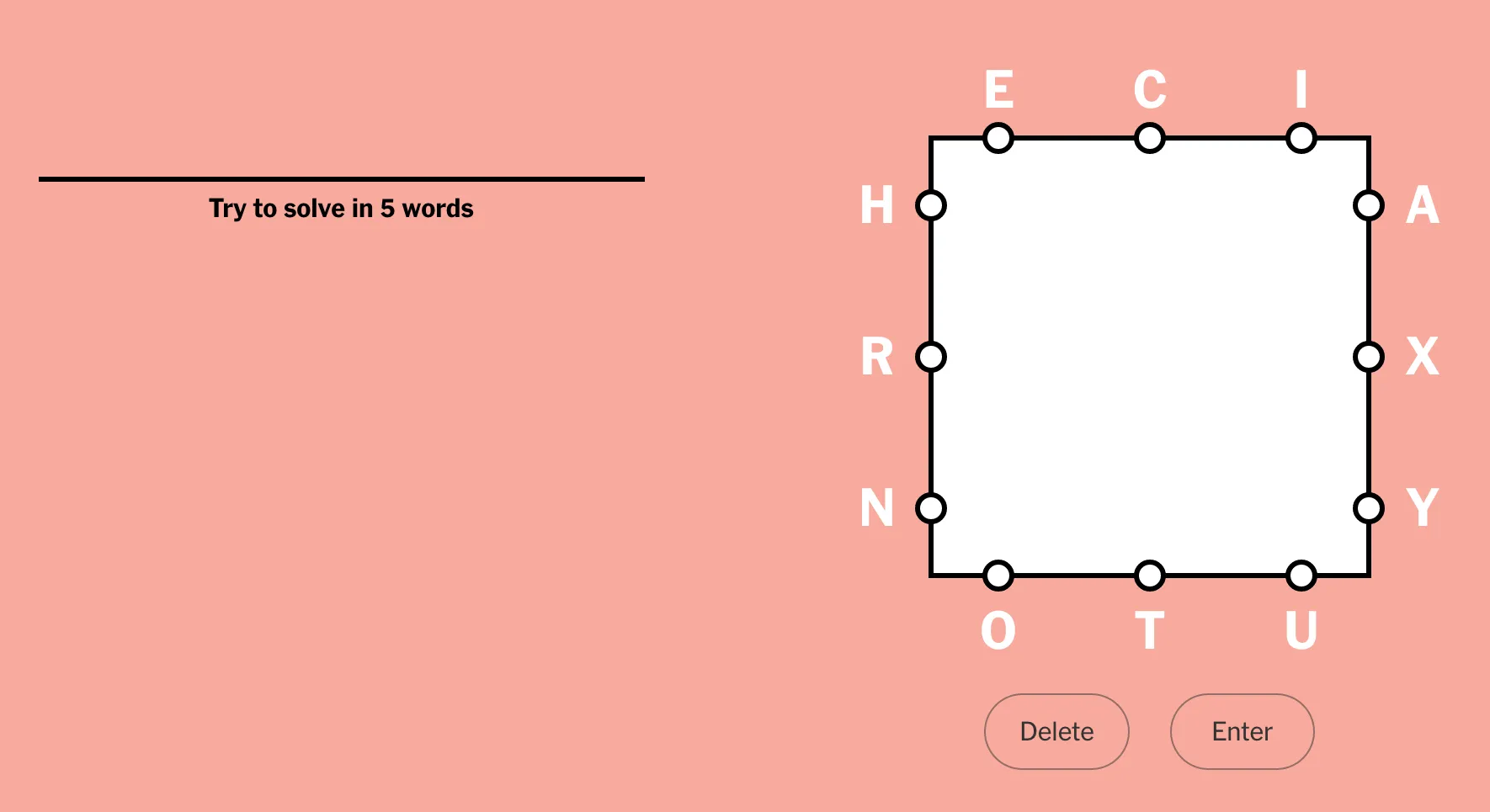 Letter Boxed Game Example